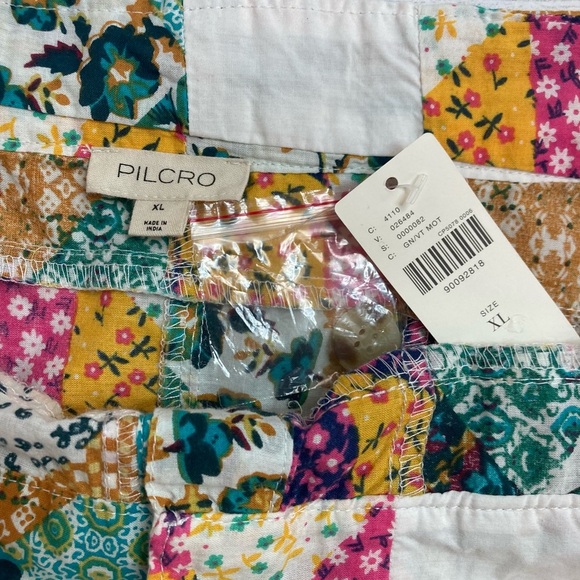 NWT Anthropologie/Pilcro Patchwork Spaghetti Strap Boxy Tank - Picture 9 of 13